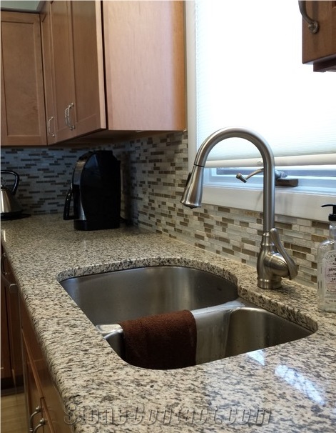 Tiger Skin White Granite Countertop for Interior Decoration