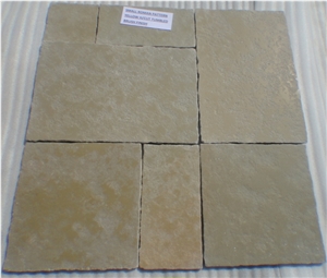Tandoor Yellow Limestone Slabs, Kota Yellow Limestone Paving
