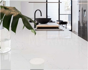 Calacatta Erin White Quartz Slab