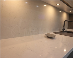 Calacatta Erin White Quartz Slab