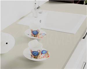 Idea Quartz Kitchen Countertop, Island Top