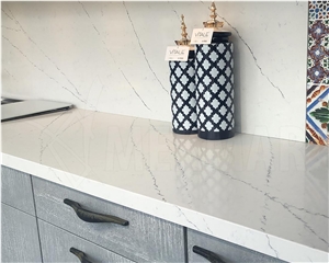 Venato Quartz Slabs, White Quartz Stone Slabs