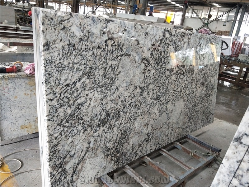 Crystal White Granite Prefabrication Countertop