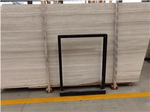 Crystal White Wood Vein Marble Tiles Slabs Wall Tiles