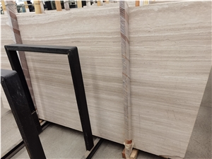 Crystal White Wood Vein Marble Tiles Slabs Wall Tiles