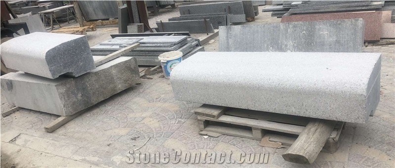 Cornices and Parapets in Grey Granite Building Ornaments,Masonry