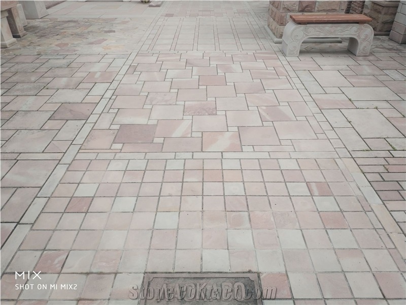 Red Sandstone Gate Post,Gate Accent