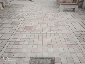 Red Sandstone Gate Post,Gate Accent