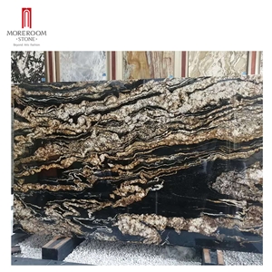 Black Galaxy marble Stone Tile for Kitchen Countertop