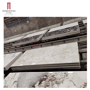 China Factory White Sintered Stone Of Background Wall
