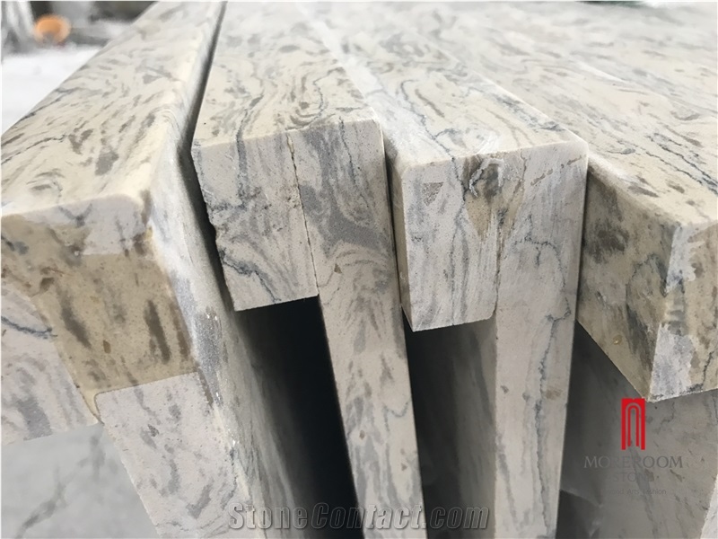Custom Engineered Quartz Stone Table Top