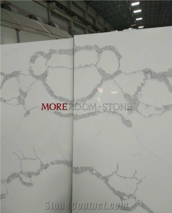 Marble Look Book Matched Artificial Stone Slabs
