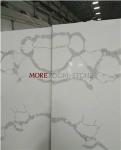 Marble Look Book Matched Artificial Stone Slabs