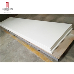 Pure White Corians Acrylic Solid Surface Slab Pure White Corians Acrylic Solid Surface Slab