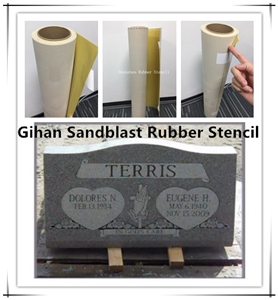 High Quality Stone Patch Sandblast Stencil