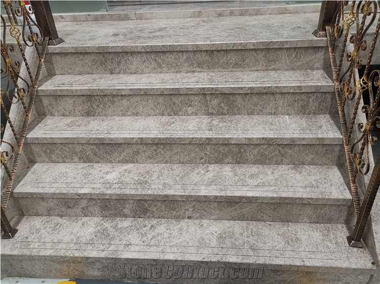 Turkey Grey Marble Slab Flooring Tile
