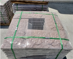 Customised Size Yellow Golden Granite Polished Tile Slab