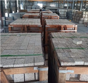Customised Size Yellow Golden Granite Polished Tile Slab