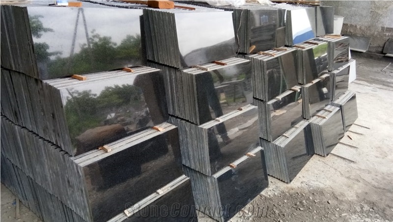 Absolute Black Granite Tile