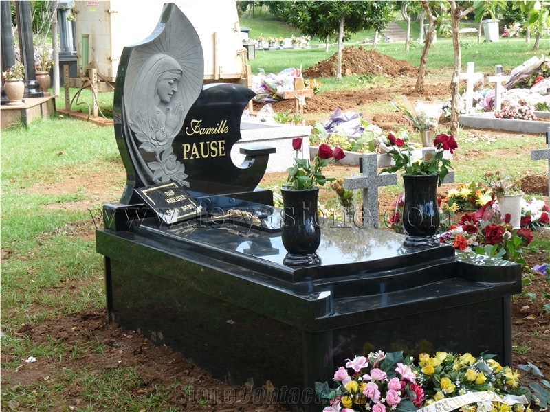 French Style Granite Monument Tombstone Headstone