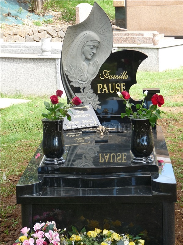 French Style Granite Monument Tombstone Headstone