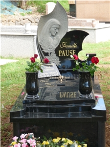 French Style Granite Monument Tombstone Headstone