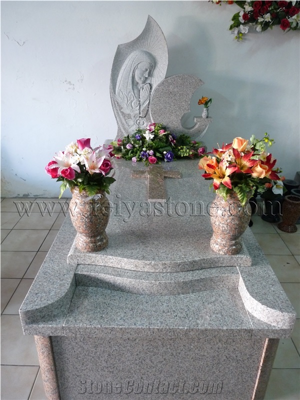 French Style Granite Monument Tombstone Headstone