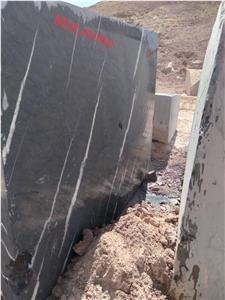 Imperial Black Marble Blocks, Sea Wave Black Marble Block