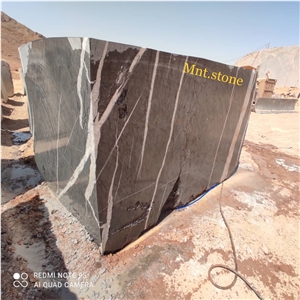 Imperial Black Marble Blocks, Sea Wave Black Marble Block
