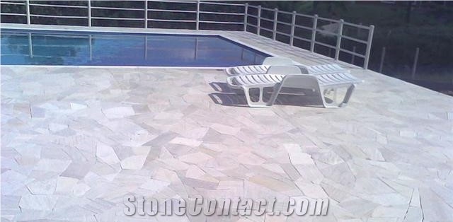 Irregular Flagstones Brazilian Quartzite Pavers
