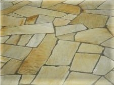 Yellow Quartzite Irregular Flagstones