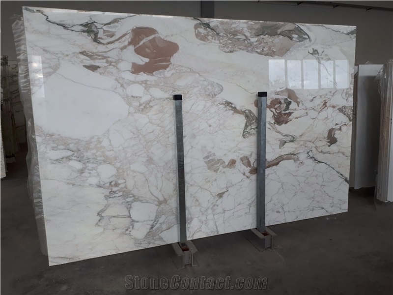 Calacatta Gold Marble Slab, Italy White Marble