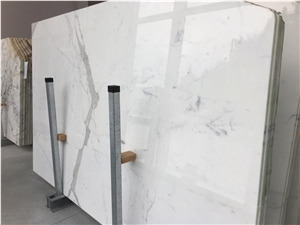 Calacatta Gold Marble Slab, Italy White Marble