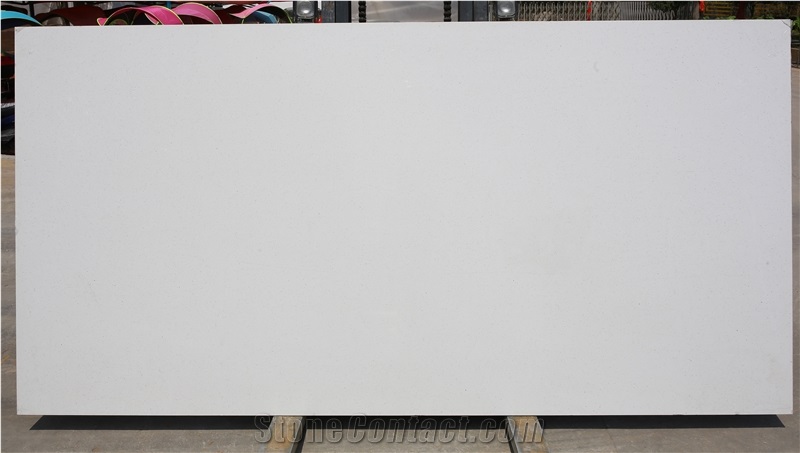 K1105 Big Slabs Snow White Quartz Stone Slabs