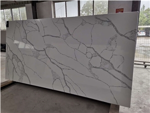 K9902 New 2020 Factory Calacatta Quartz Slabs