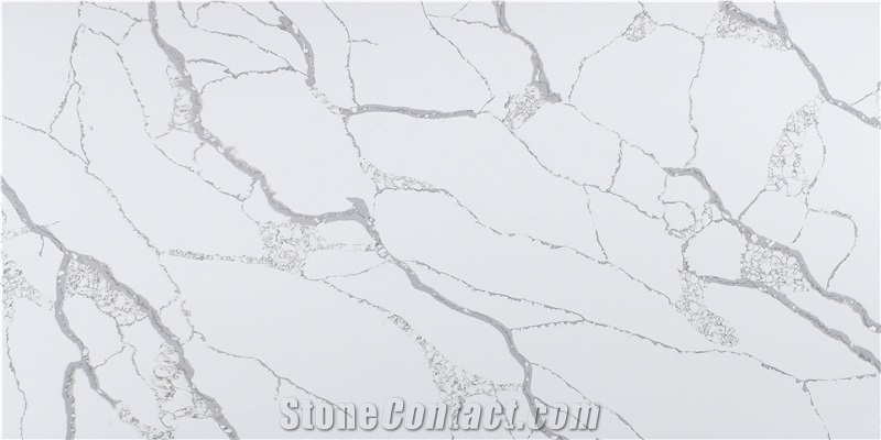 K9902 New 2020 Factory Calacatta Quartz Slabs