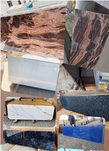 Red Multicolor Granite Slabs