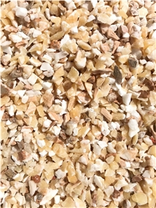 Gravel, Pebble Orange Onyx Crushed Stone