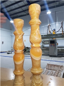 Orange Onyx Balustrades (100 Pure Onyx )
