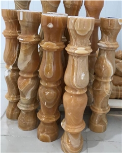 Orange Onyx Balustrades (100 Pure Onyx )