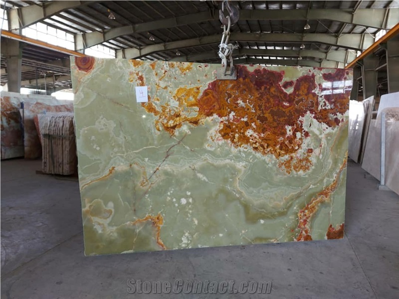 Bardsir Kerman Green Onyx Slabs