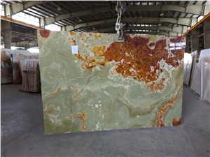 Bardsir Kerman Green Onyx Slabs