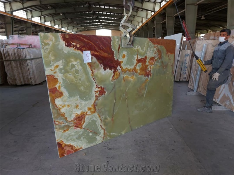 Bardsir Kerman Green Onyx Slabs