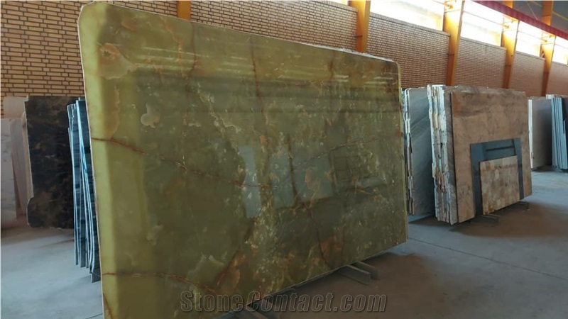 Bardsir Kerman Green Onyx Slabs