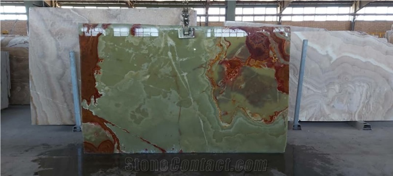 Bardsir Kerman Green Onyx Slabs