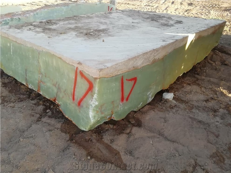 Kerman Green Onyx Blocks - Iran - Kerman