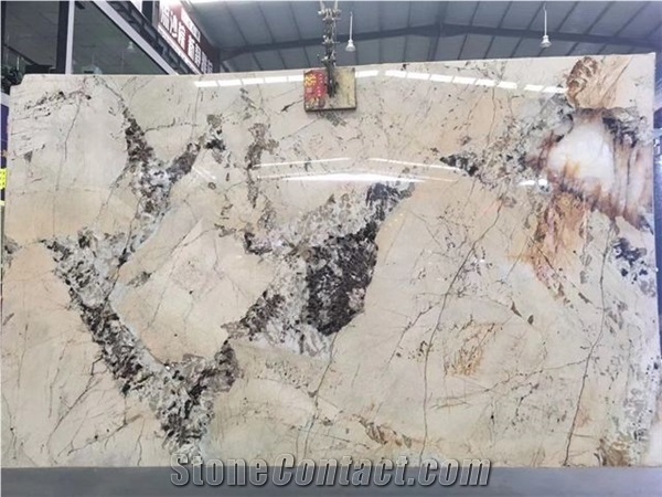 Exotic Yellow Quartzite Slab;Quartzite Kitchen Tile