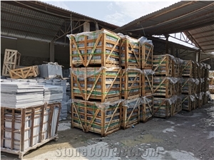 Dark Grey Granite Stone Machine Cutting Tiles