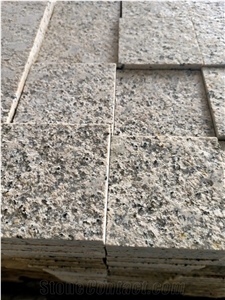 Light Yellow Beige Granite Tile Floor Paving Stone