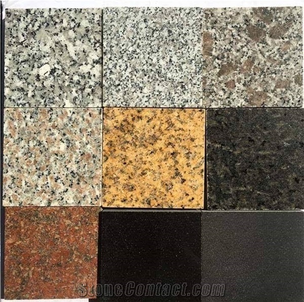 Multiple Color Granite Cube Stone Pavers